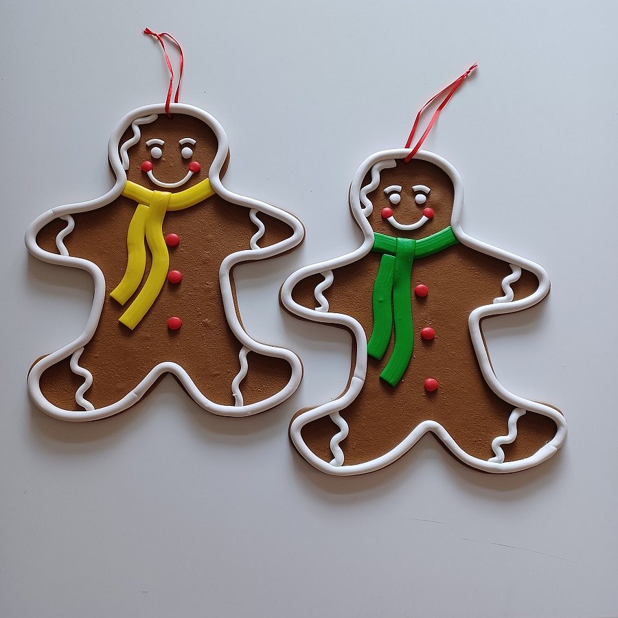 Lebkuchen Puppe, Durchm.. 26,5 x 31 cm