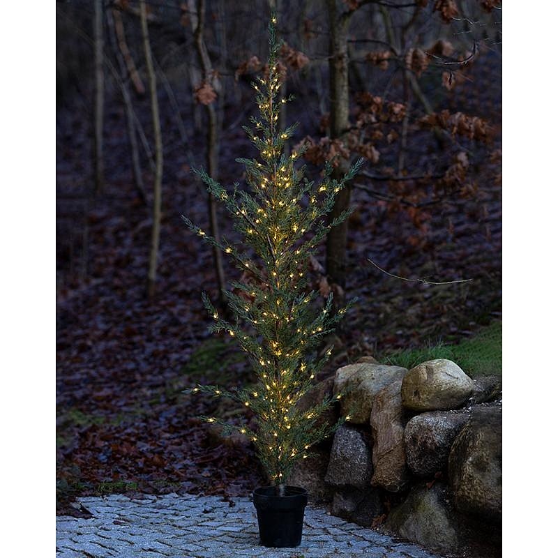 LED-Lichterbaum im Blumentopf, 190 cm