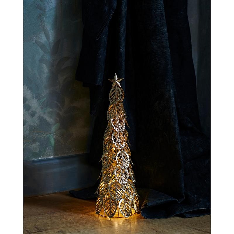 LED-Leuchtbaum, Gold, 53,5 cm