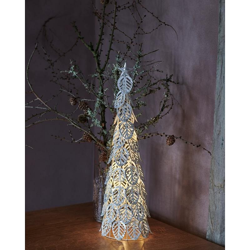 LED-Leuchtbaum, Silber, 53,5 cm