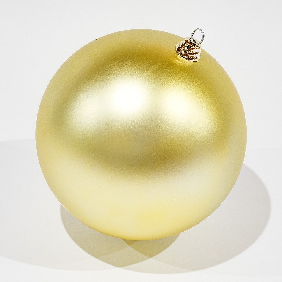 Kunststoffkugel, Durchm. 30 cm, gold, matt